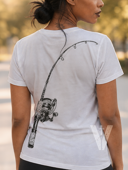 Hooked for Life Fishing Tee