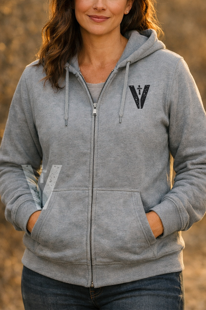 "Fighting Together" Parkinson's Awareness Zip Hoodie