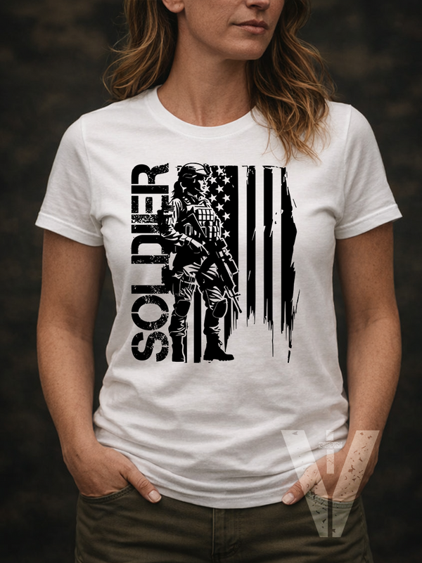 Light - Valor & Grace - Soldier T-Shirt
