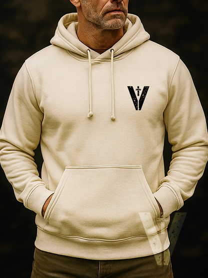 Light - Valor & Grace - Male Soldier w/Flag Hoodie