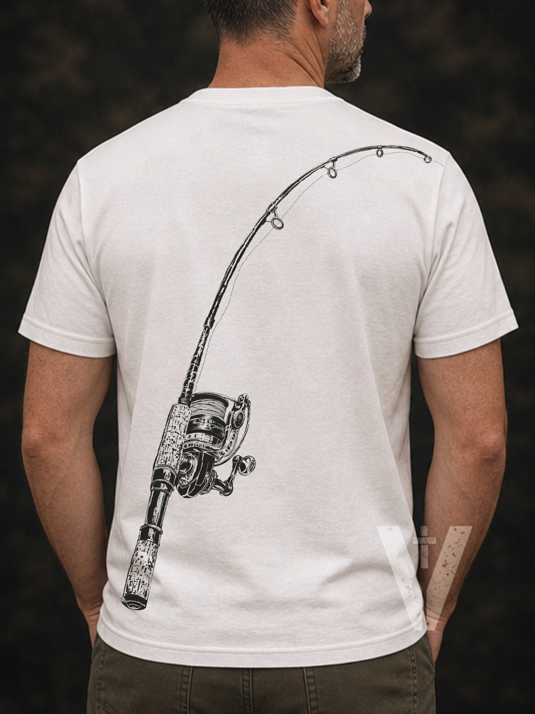 Hooked for Life Fishing Tee