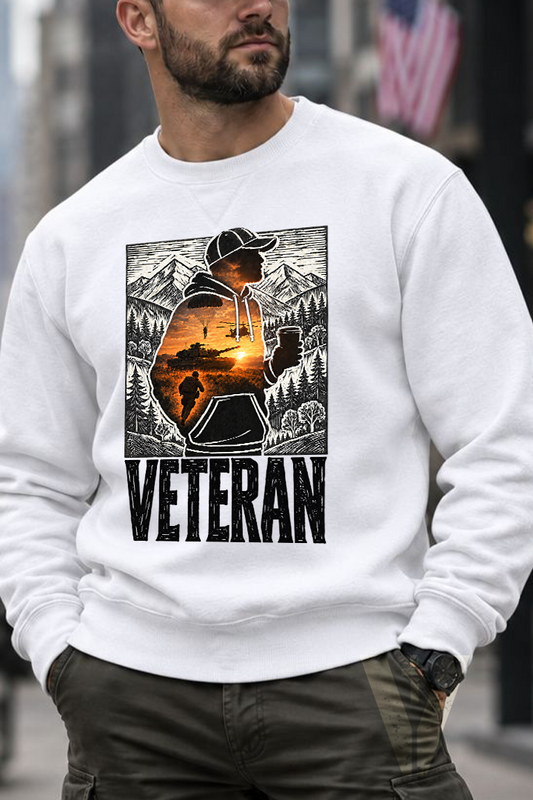 Proud Veteran Nature Hoodie
