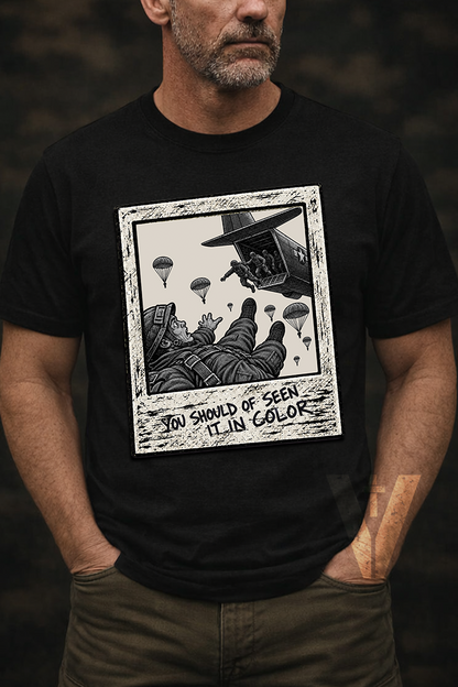 You Should've Seen It In Color Airborne Tshirt