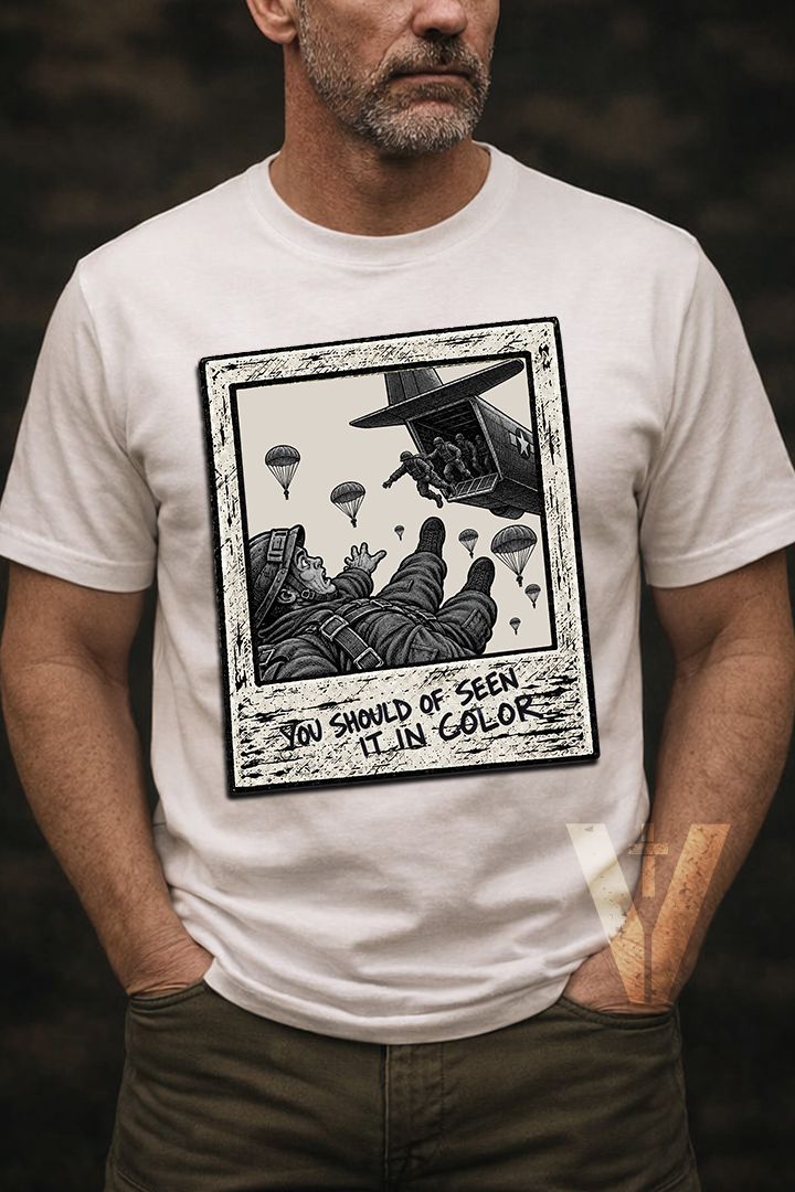 You Should've Seen It In Color Airborne Tshirt