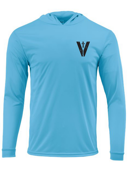 Retired Veteran - Performance Fishing Hoodie