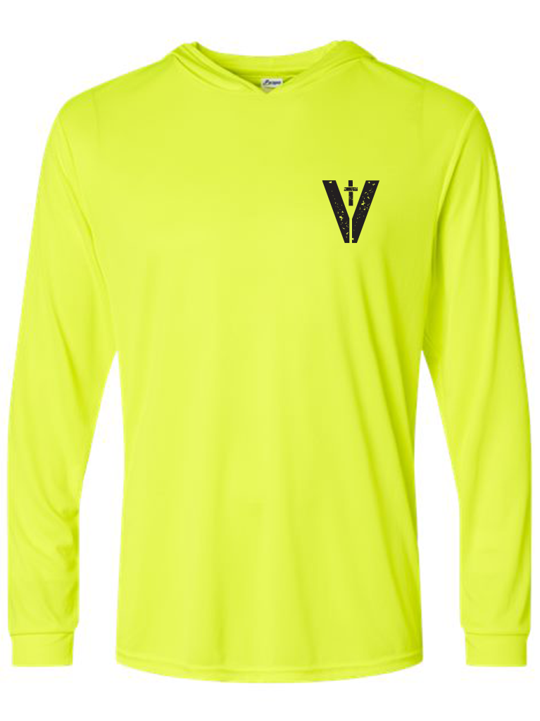 Retired Veteran - Performance Fishing Hoodie
