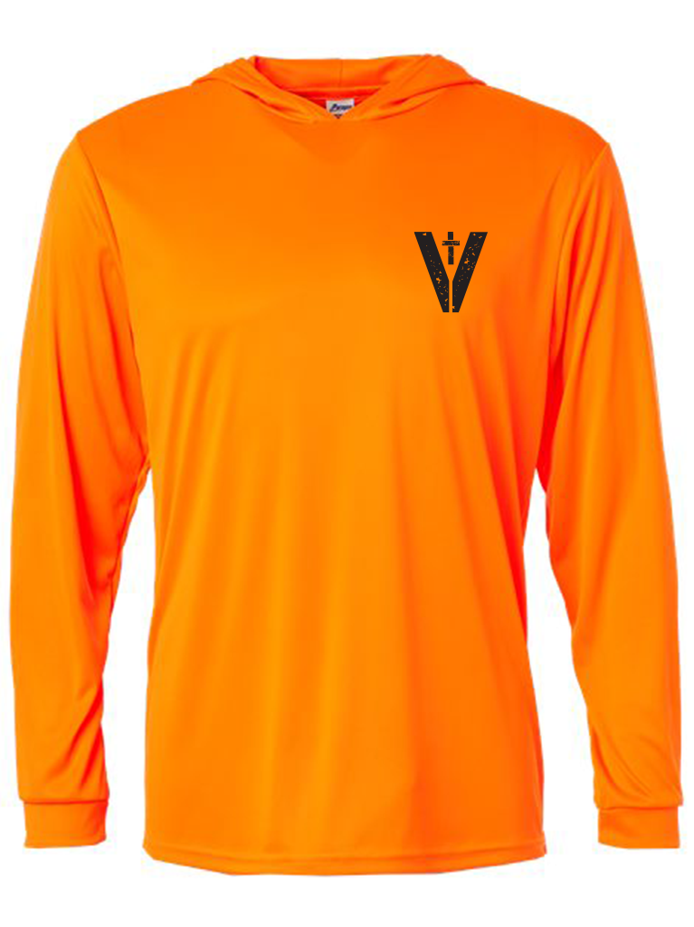 Retired Veteran - Performance Fishing Hoodie