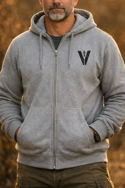 "Fighting Together" Parkinson's Awareness Zip Hoodie