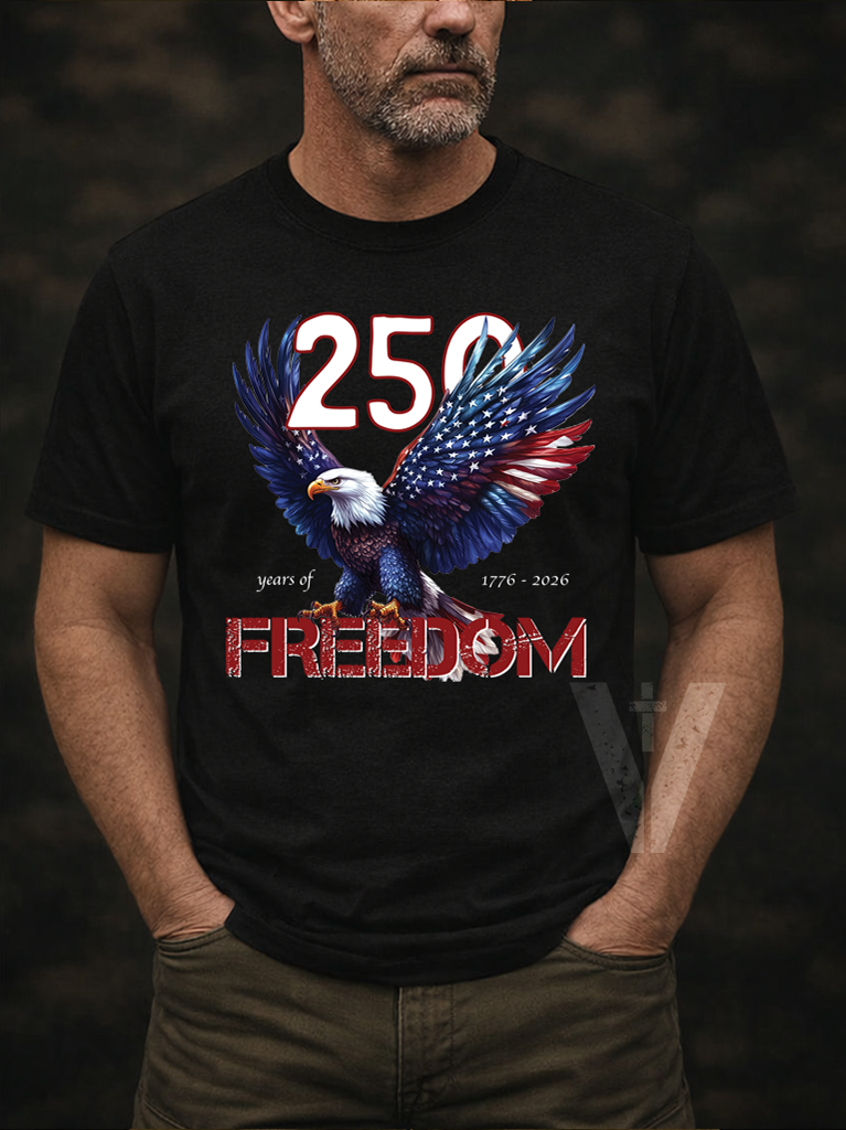 250 Years of Freedom T-shirt - Dark