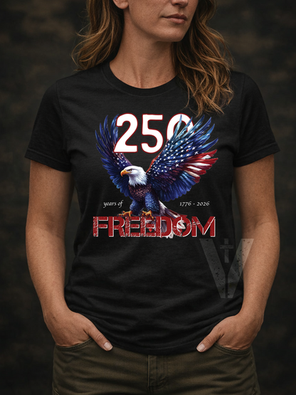 250 Years of Freedom T-shirt - Dark