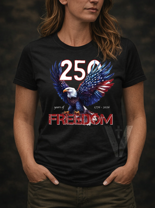 250 Years of Freedom T-shirt - Dark