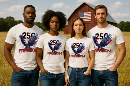250 Years of Freedom T-shirt - Dark