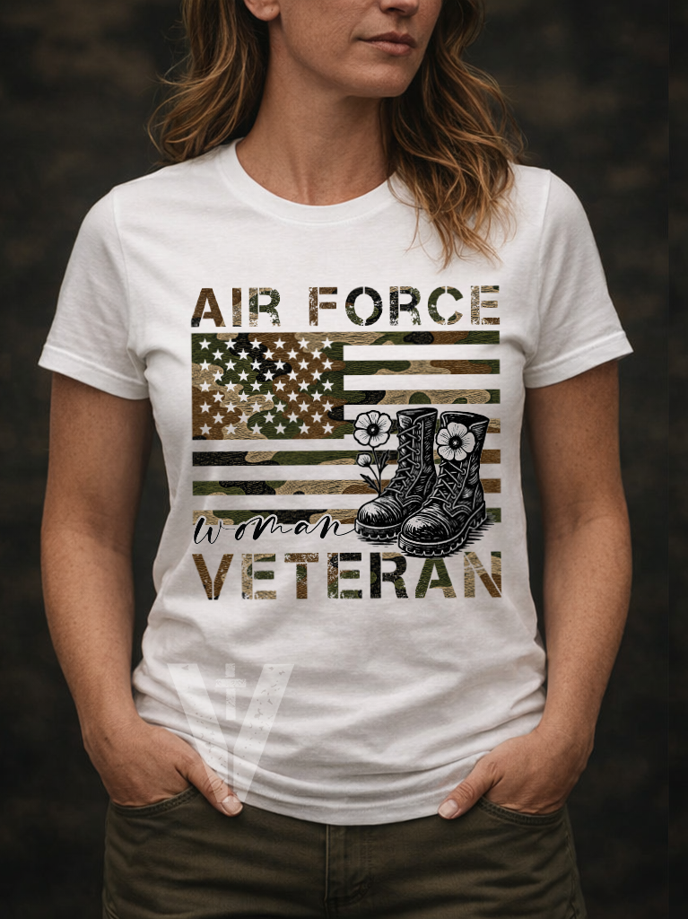 Woman Veteran – U.S. Branch Veteran T-Shirt