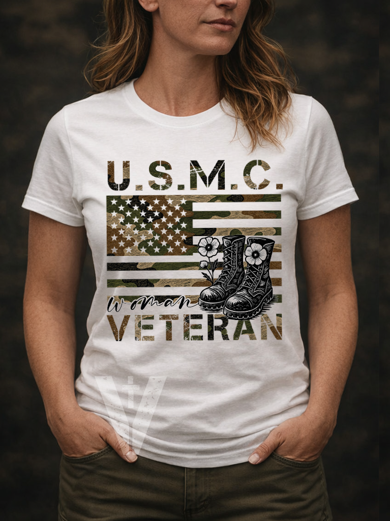 Woman Veteran – U.S. Branch Veteran T-Shirt