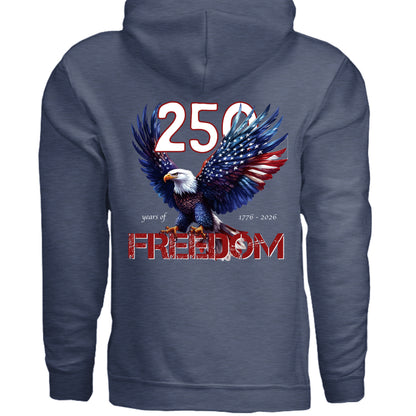 Heather Sport Dark Navy - G185 - BACK