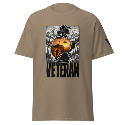 Proud Woman Veteran Nature T-Shirt