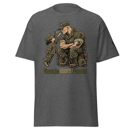 Captain Boopy Pants™ Military Humor Tshirt