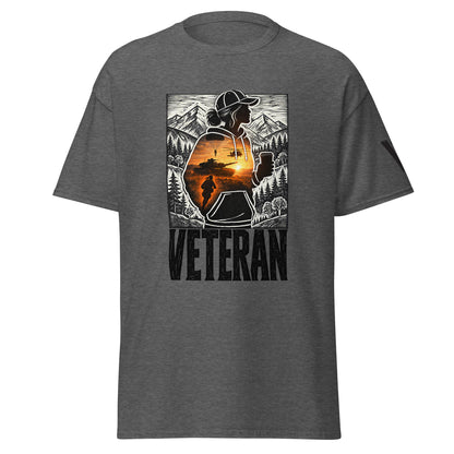 Proud Woman Veteran Nature T-Shirt