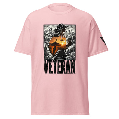 Proud Woman Veteran Nature T-Shirt
