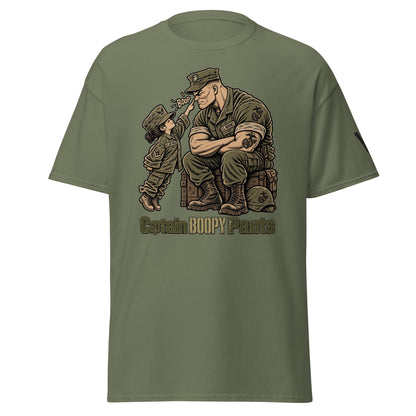 Captain Boopy Pants™ Military Humor Tshirt