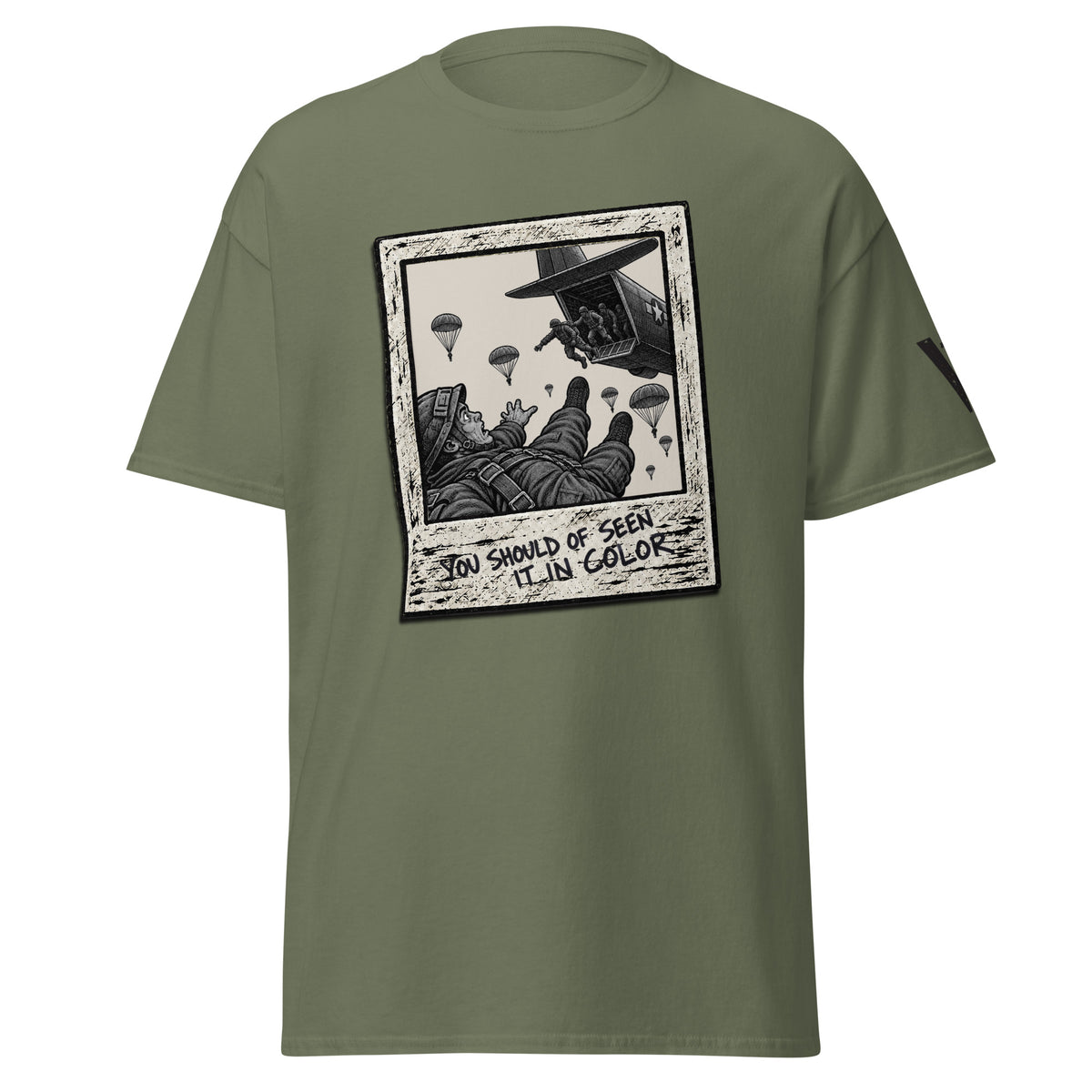 You Should've Seen It In Color Airborne Female Tshirt