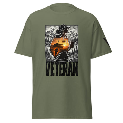 Proud Woman Veteran Nature T-Shirt