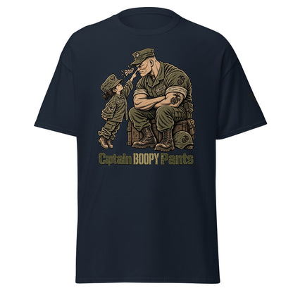 Captain Boopy Pants™ Military Humor Tshirt