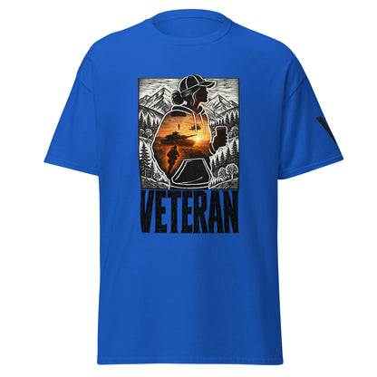 Proud Woman Veteran Nature T-Shirt