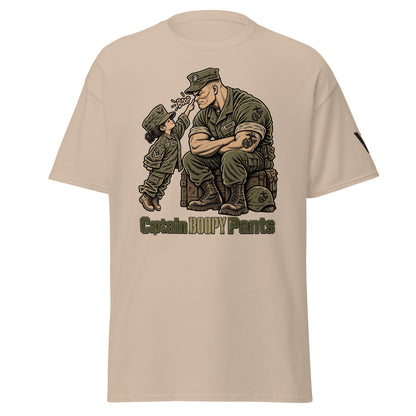Captain Boopy Pants™ Military Humor Tshirt