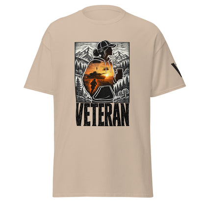 Proud Woman Veteran Nature T-Shirt