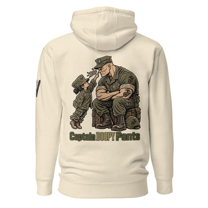 Captain Boopy Pants™ Military Humor Female Hoodie