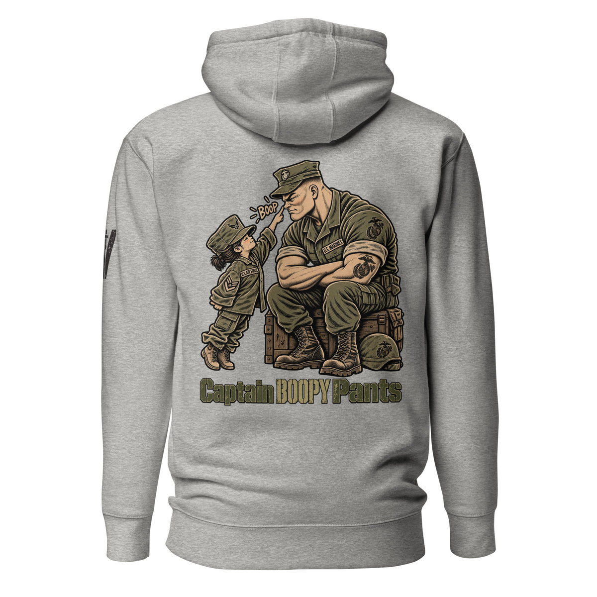 Captain Boopy Pants™ Military Humor Female Hoodie