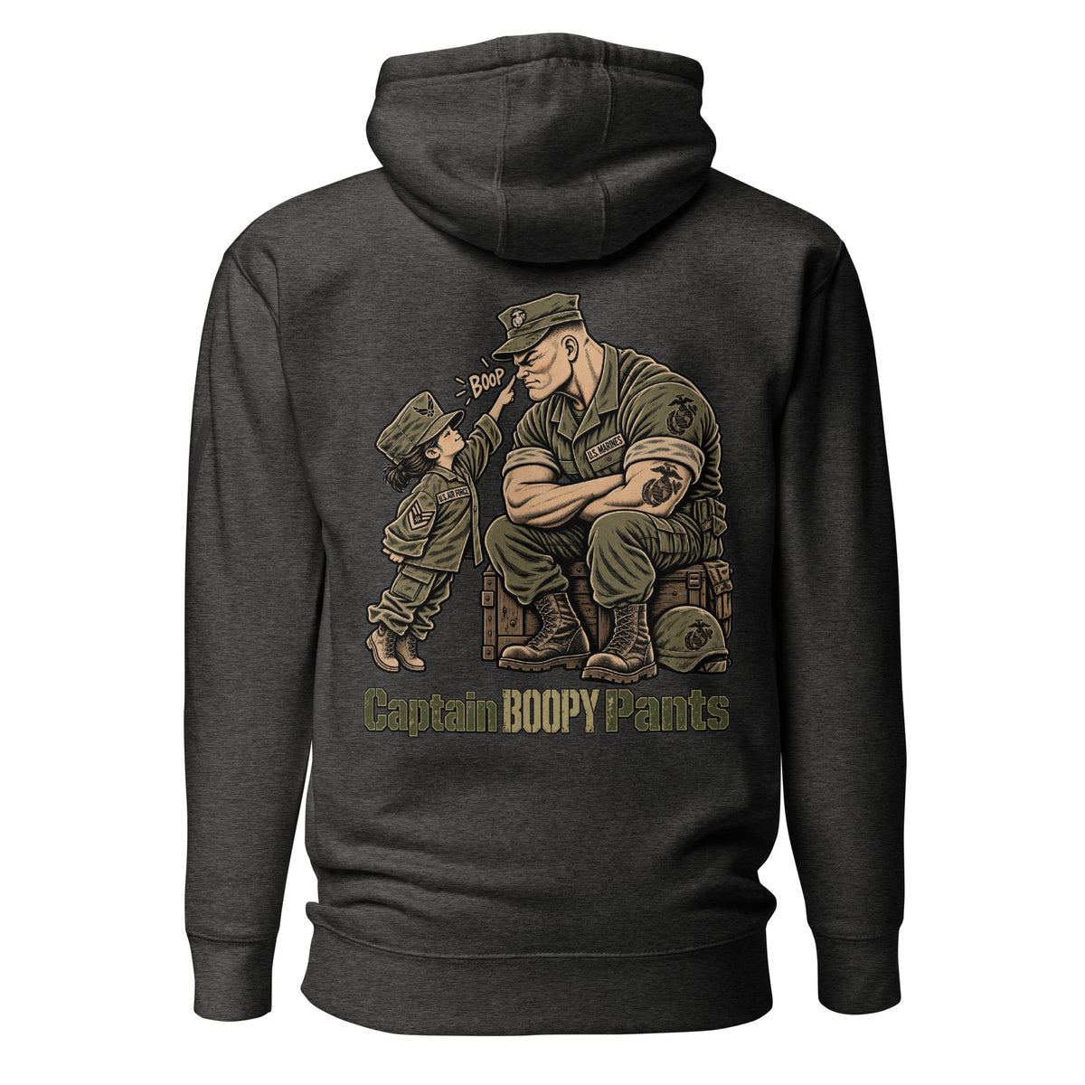 Captain Boopy Pants™ Military Humor Female Hoodie