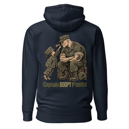 Captain Boopy Pants™ Military Humor Female Hoodie