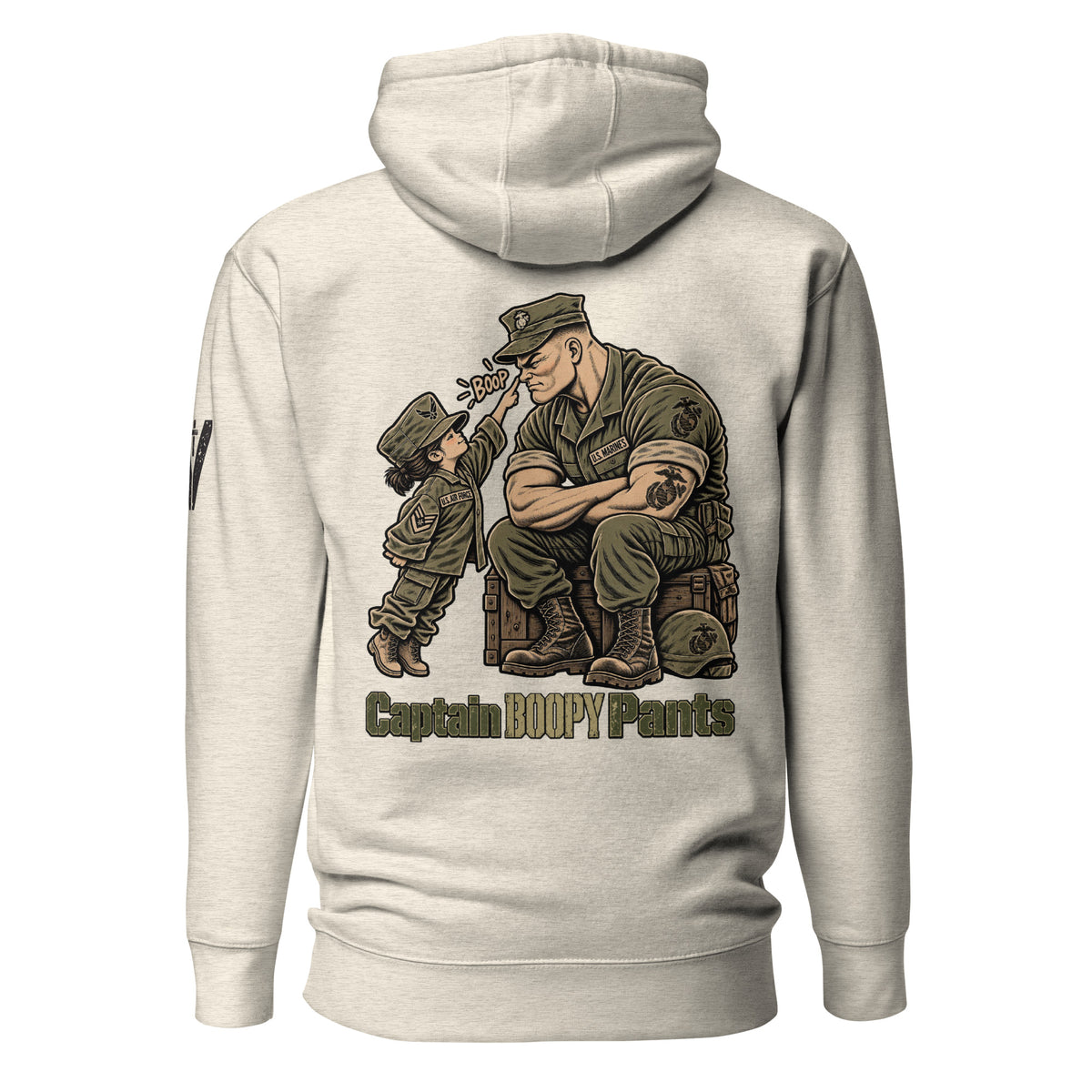 Captain Boopy Pants™ Military Humor Female Hoodie